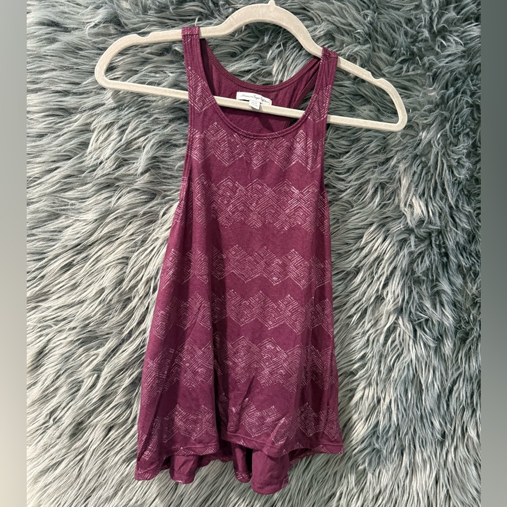 American Eagle Flowy Tank - Size XS | Color: Purple